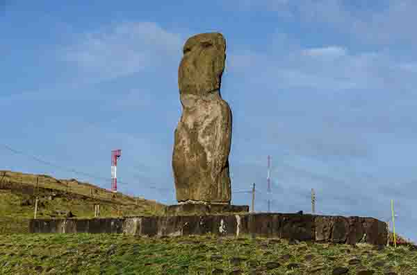 123 - Chile - isla de Rapa Nui o Pascua - Hanga Roa - Ahu Riata